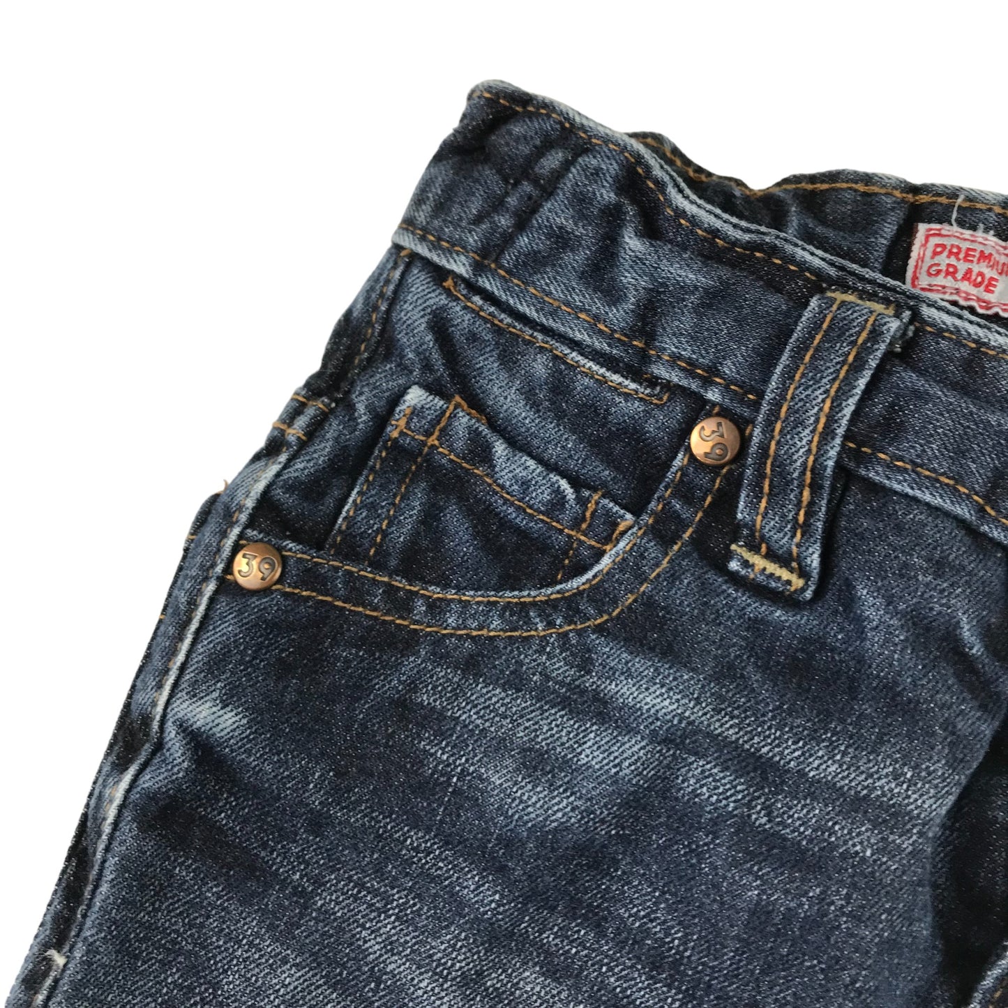 Next jeans 5 years dark blue stone wash effect cotton