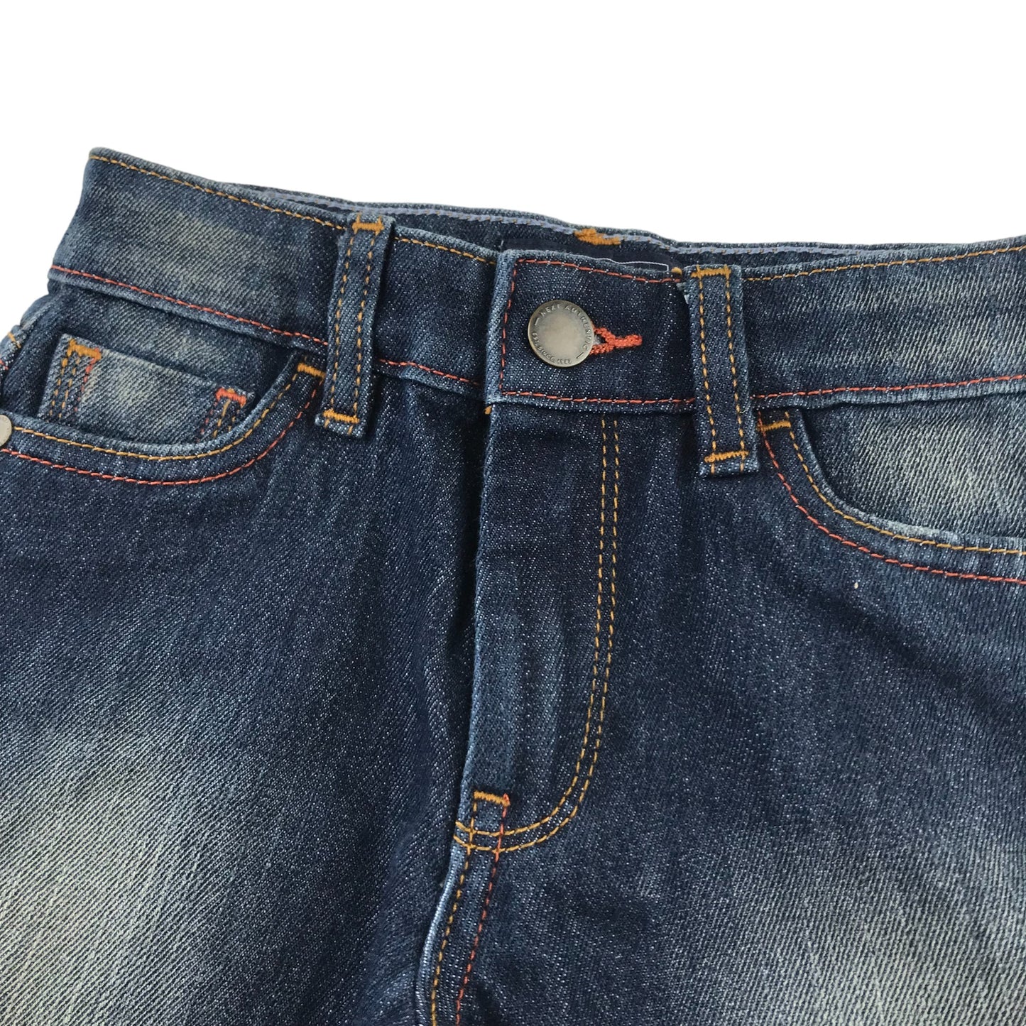 Next jeans 5 years navy blue regular fit stone wash effect