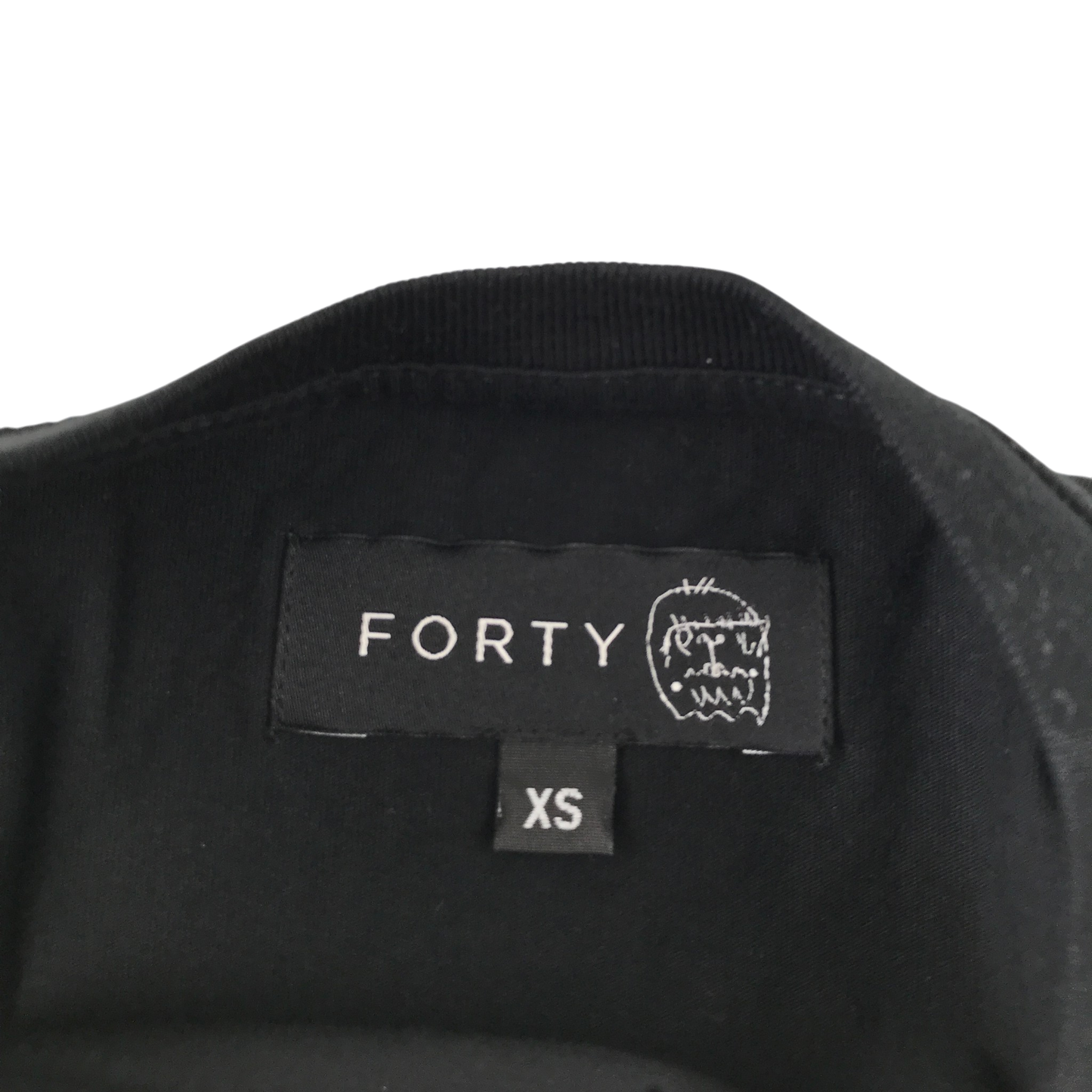 Forty Clothing XS black t-shirt