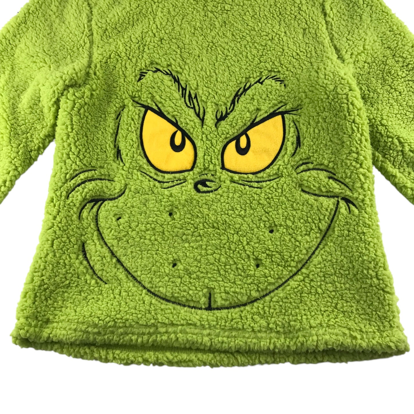 Primark festive pyjama set women's 2XS green The Grinch soft fluffy