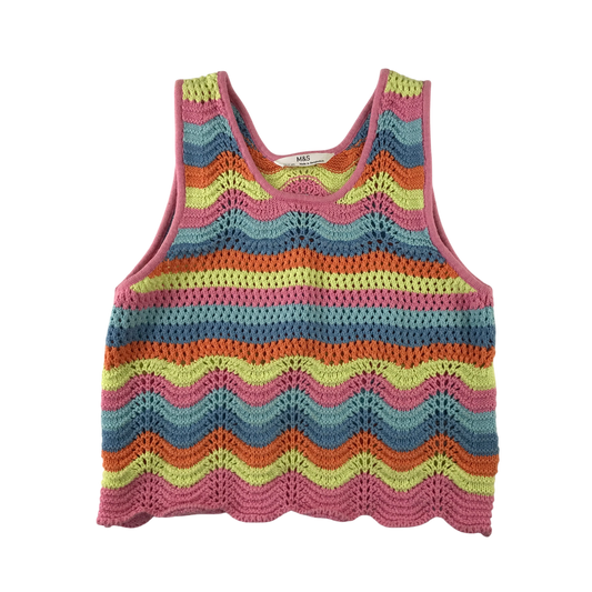 M&S 10-11 years multicolour top
