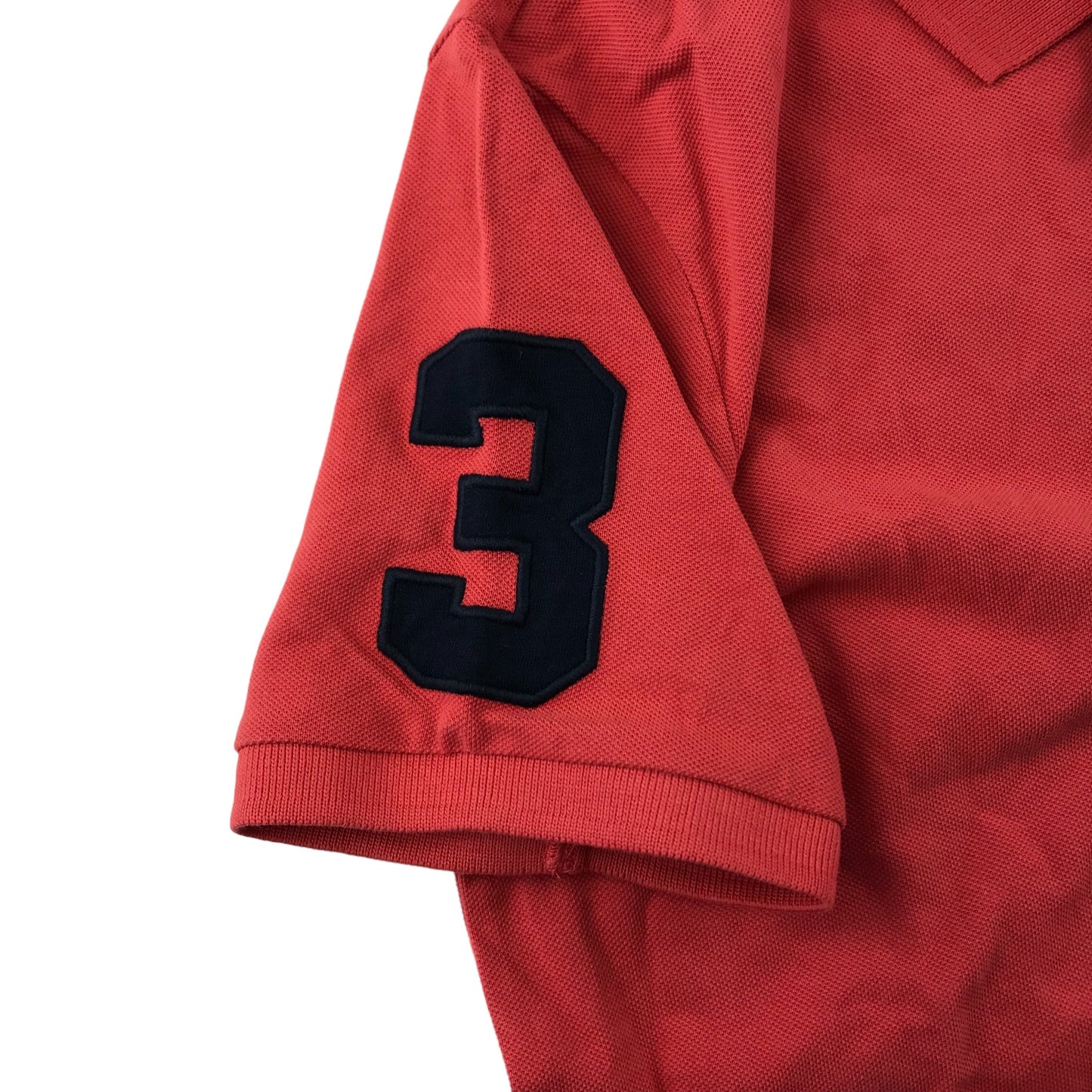 US Polo Assn Polo Shirt Size S Red Short Sleeve Cotton