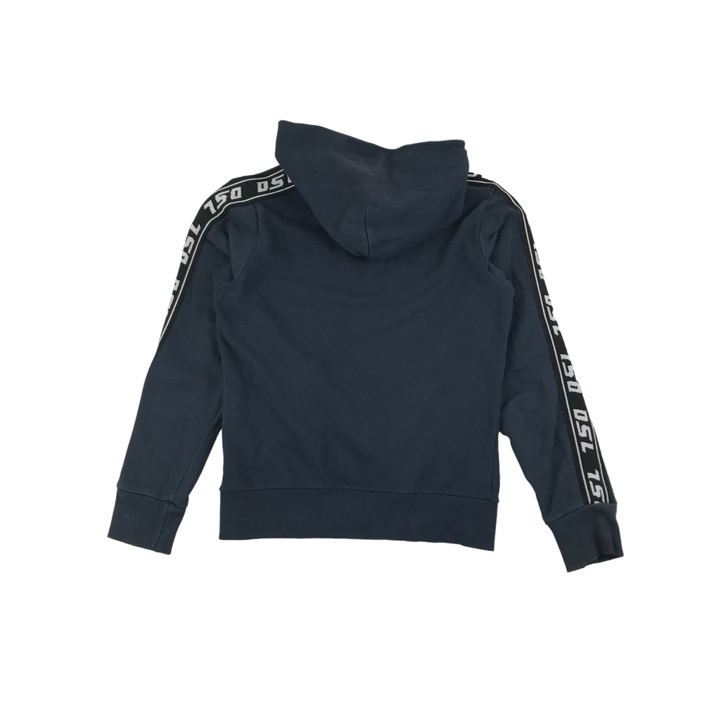 Diesel Hoodie Age 13 Navy Logo Full Zipper