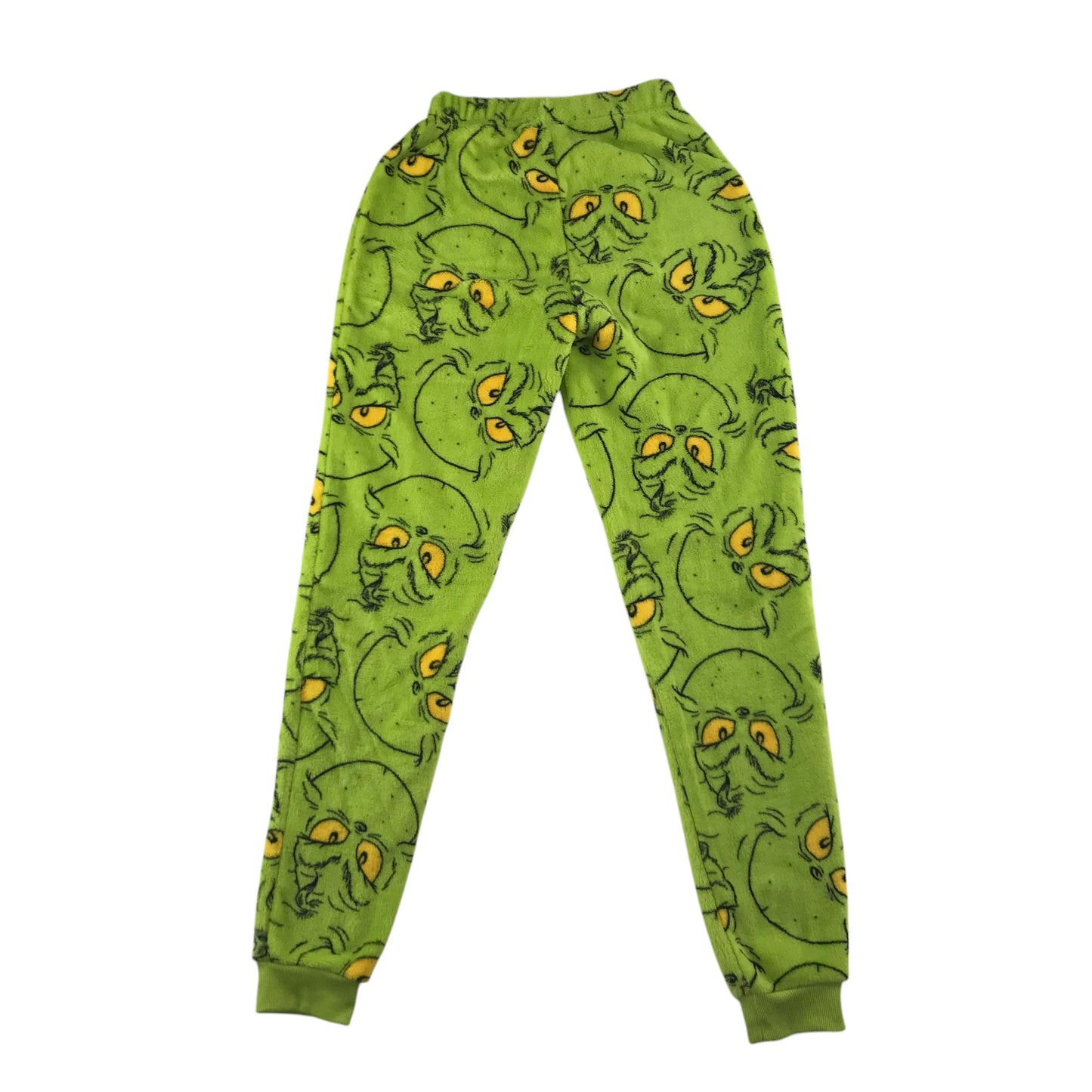 Primark festive pyjama set women's 2XS green The Grinch soft fluffy