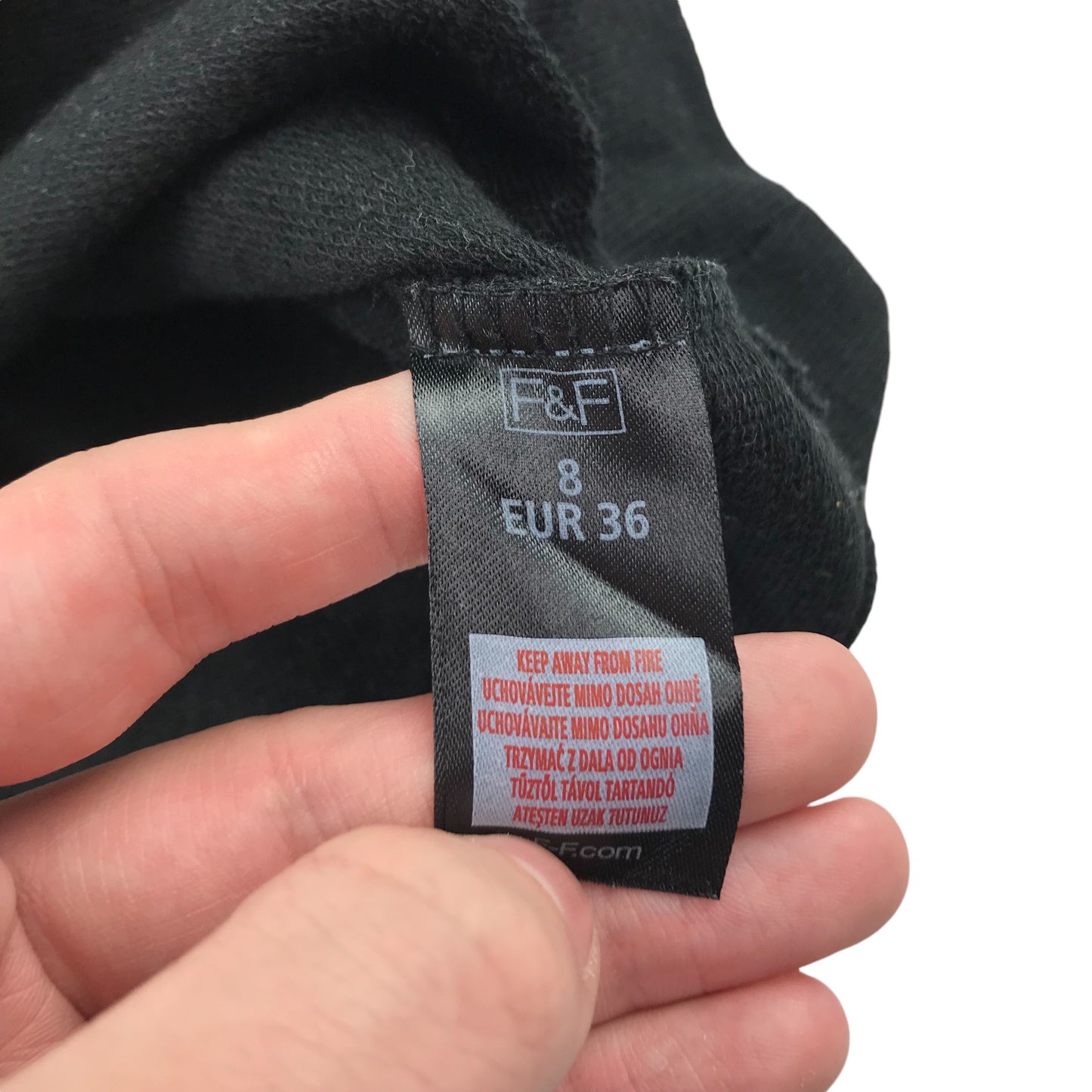 F&F Festive Sweatshirt Women's Size 8 Black Bauble Graphic