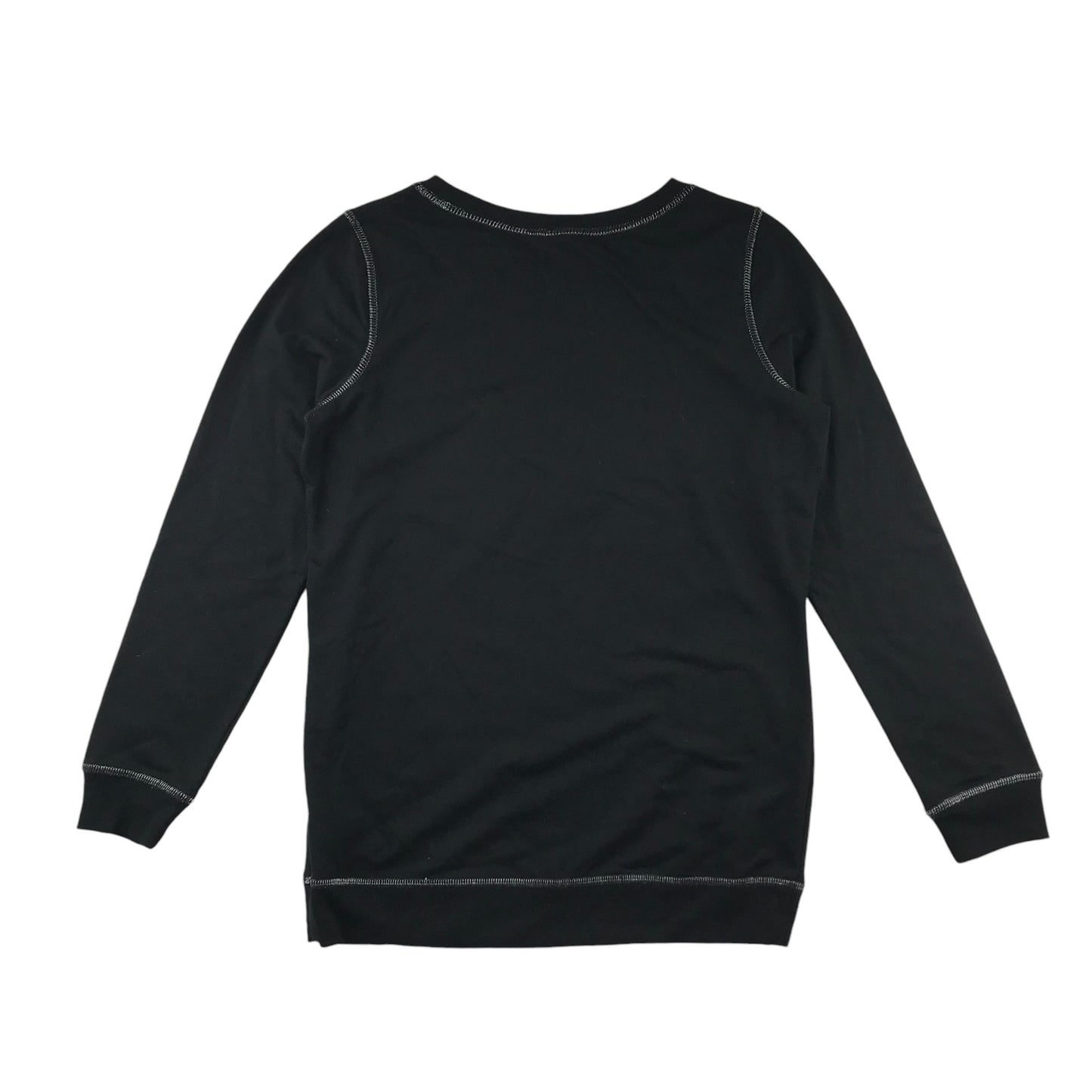 F&F Festive Sweatshirt Women's Size 8 Black Bauble Graphic