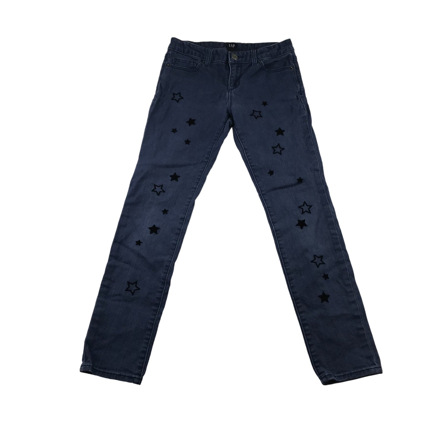 GAP jeans 10 years blue stretchy regular fit with stars