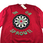 George Festive Sweatshirt Adult Medium Red Darts Board Graphic