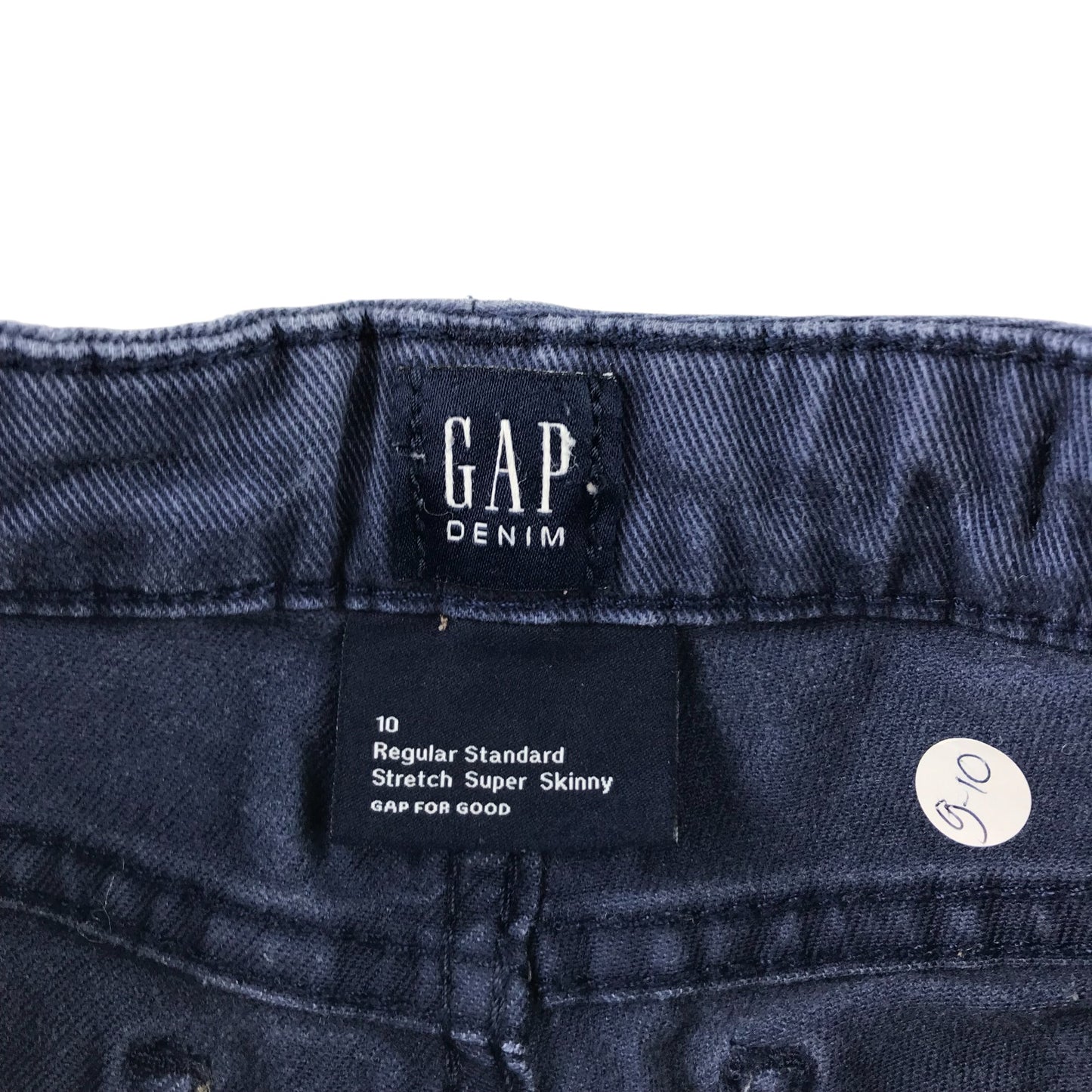 GAP jeans 10 years blue stretchy regular fit with stars