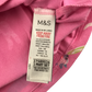 M&S Pyjama Set 9-10 Years Pink Dog Pattern Cotton