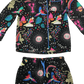 M&S Pyjama Set 8-9 Years Multicolour Star Animal Pattern Cotton