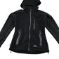 Trespass light jacket women's XXS black soft shell water resistant 8000mm 3000mvp