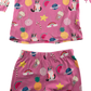 M&S Pyjama Set 8-9 Years Pink Animal Pattern Cotton