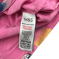 M&S Pyjama Set 8-9 Years Pink Animal Pattern Cotton