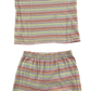Tu Pyjama Set 6-7 Years Multicolour Stripe Cotton