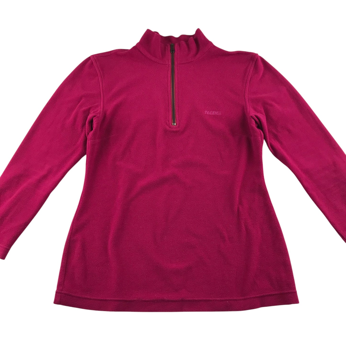 Tecnica fleece women's S pink plain pull-over