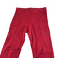 H&M leggings 5-6 years red plain
