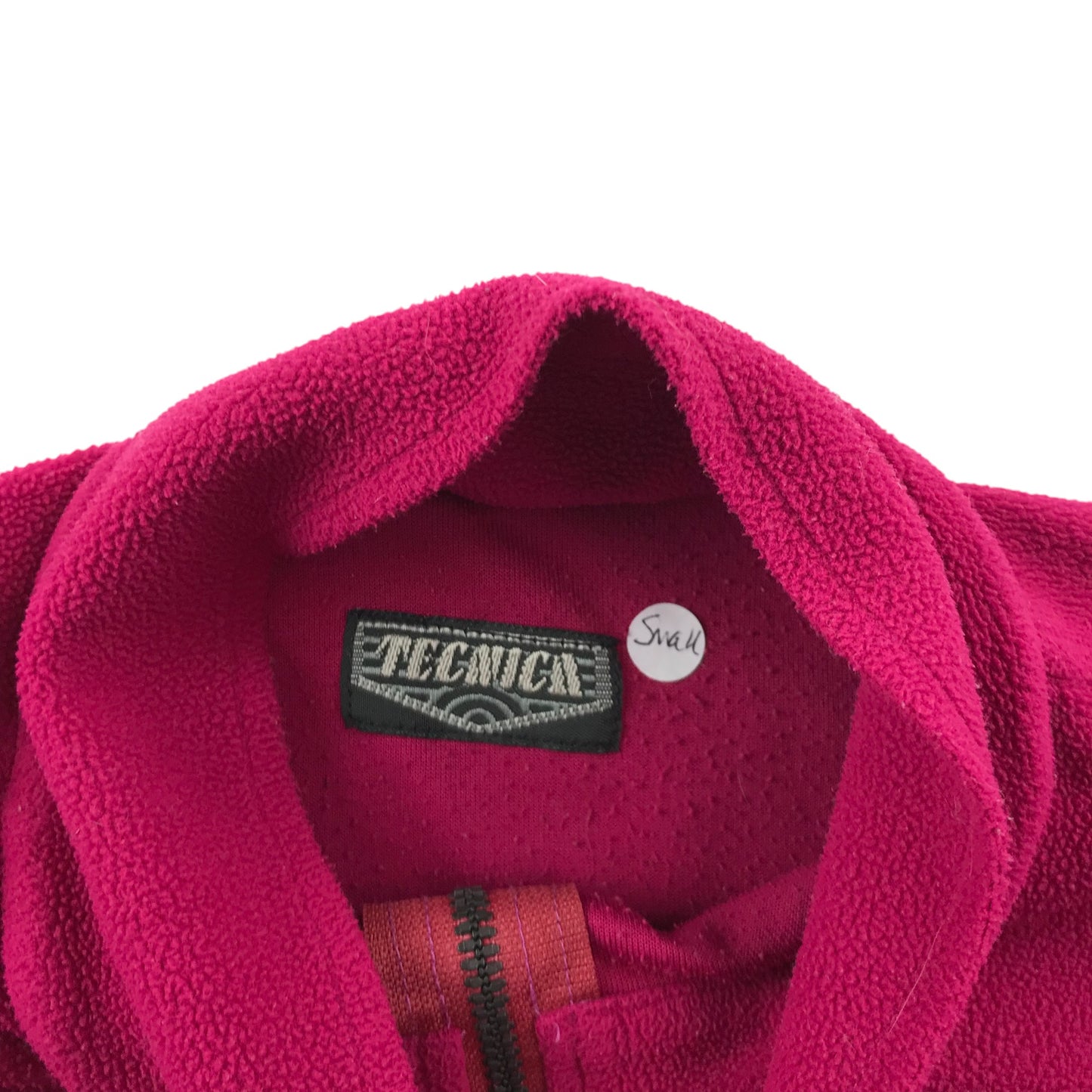 Tecnica fleece women's S pink plain pull-over