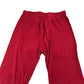 Gymboree leggings 5-6 years red plain cotton