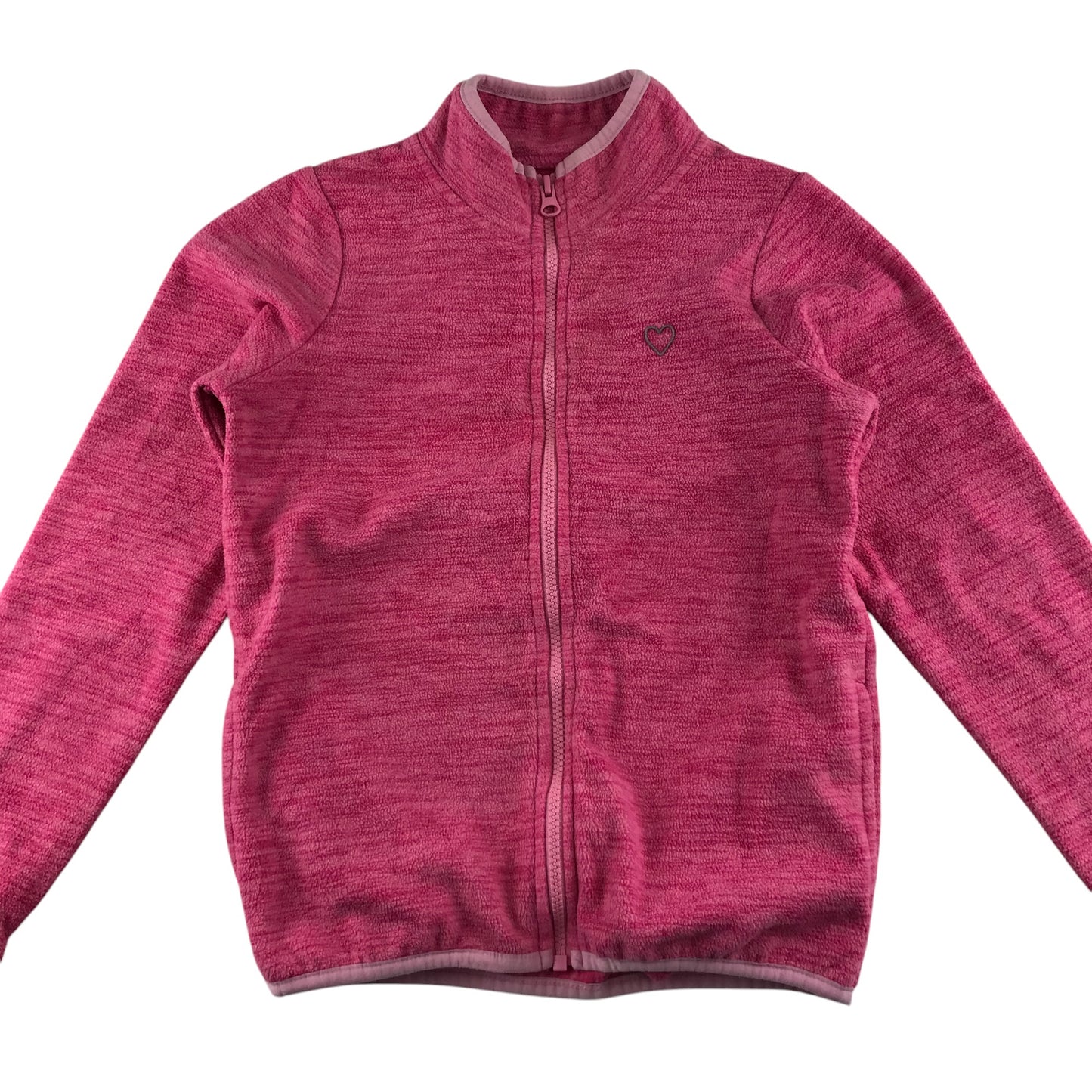 Tu fleece 9-10 years pink with love heart detail and pale pink detailing