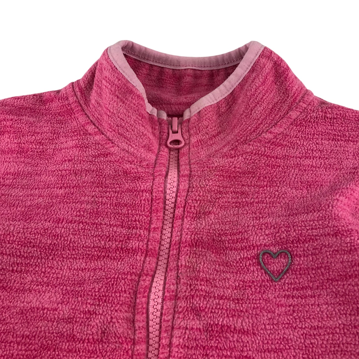 Tu fleece 9-10 years pink with love heart detail and pale pink detailing