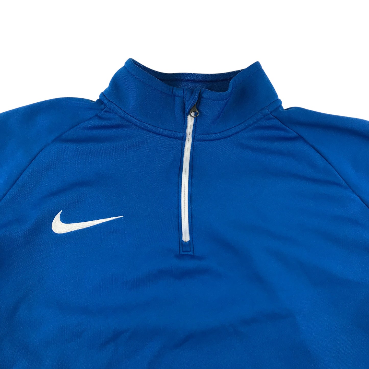Nike Sweater Size M Royal Blue Long Sleeve Half Zipper