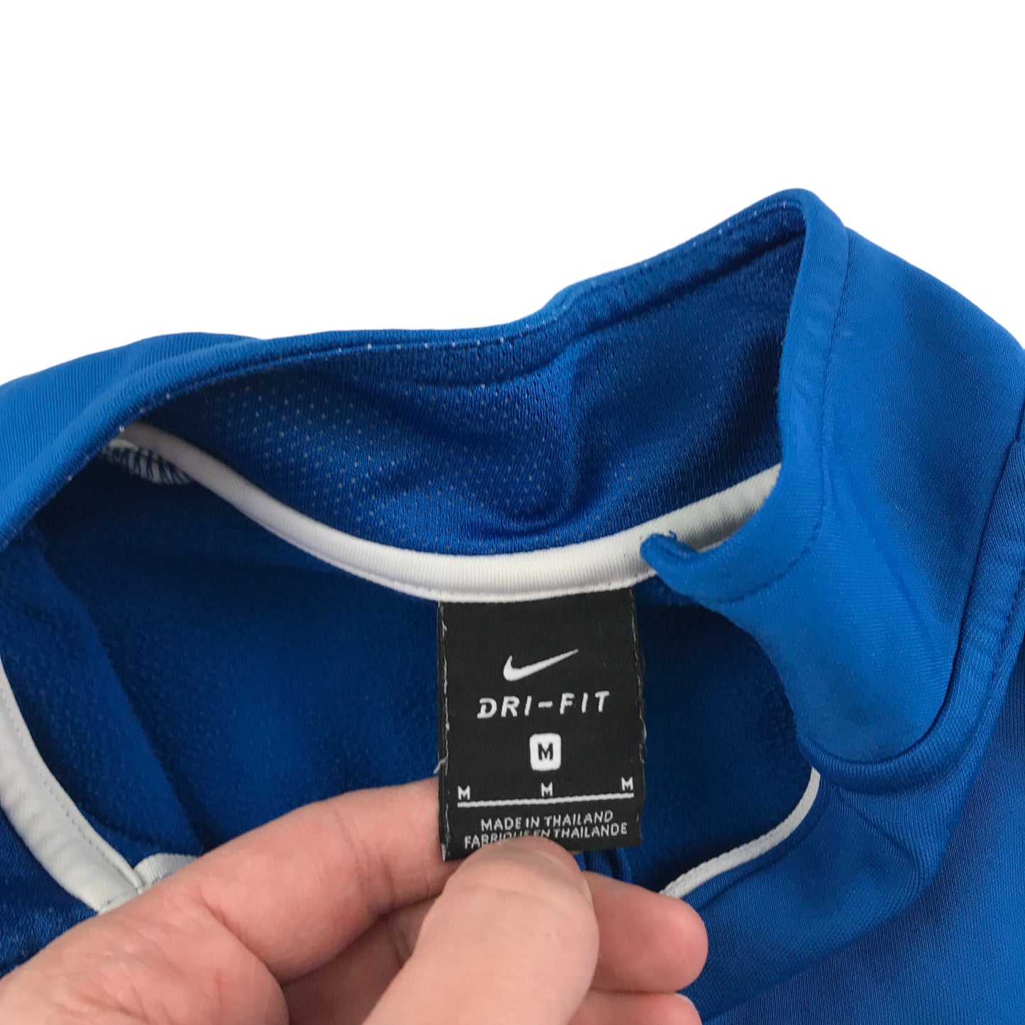 Nike Sweater Size M Royal Blue Long Sleeve Half Zipper