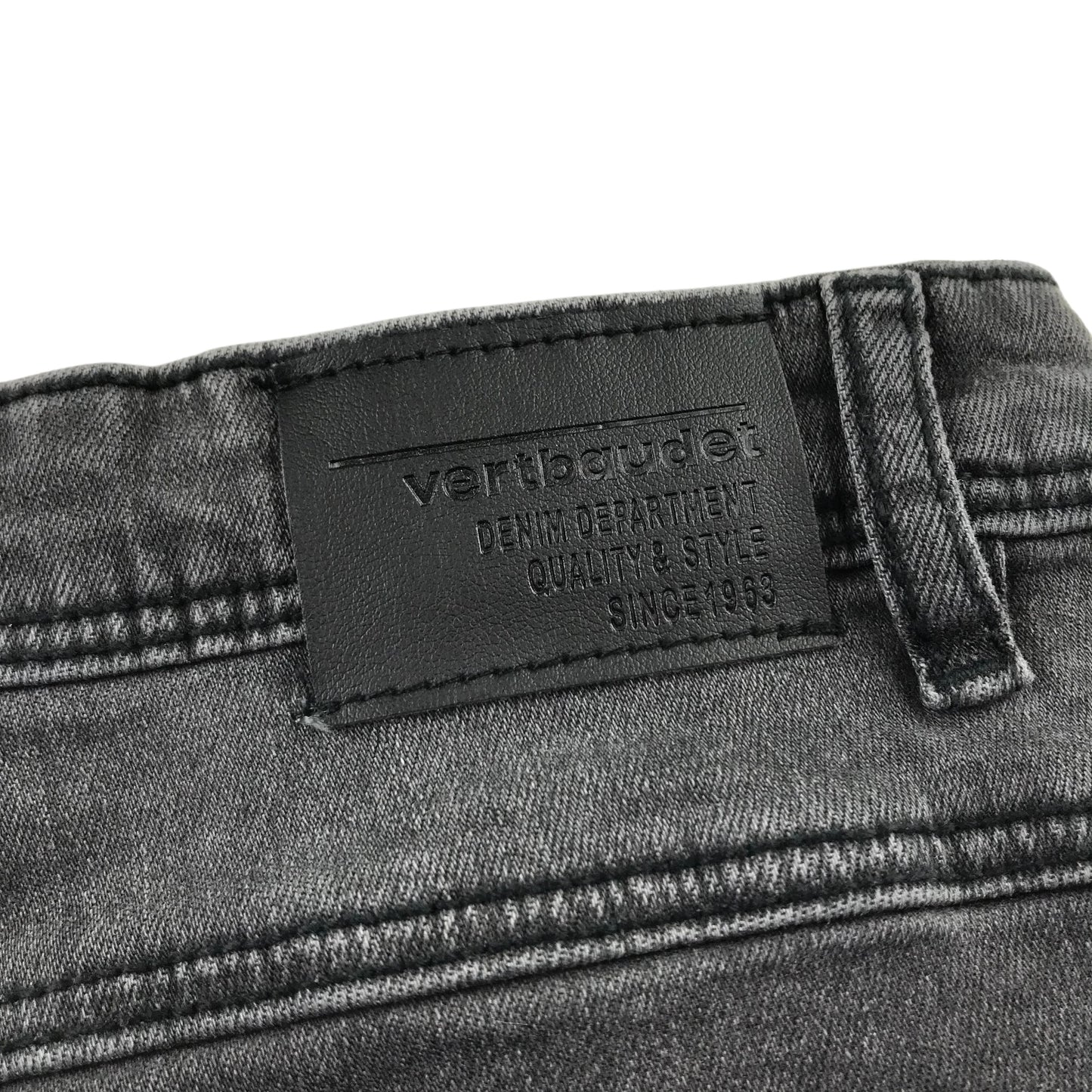 Vertbaudet jeans 12 years dark grey slim fit stretchy