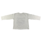 Zara T-Shirt 4-5 Years White with Gold Cat Pattern Long Sleeve