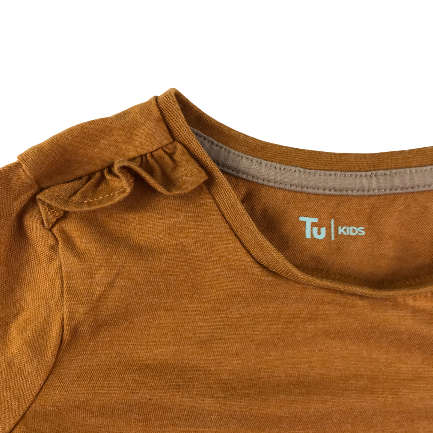 Tu T-Shirt 4-5 Years Brown Long Sleeve