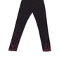Next Leggings 9-10 years dark purple velvety glittery