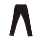 Next Leggings 9-10 years dark purple velvety glittery
