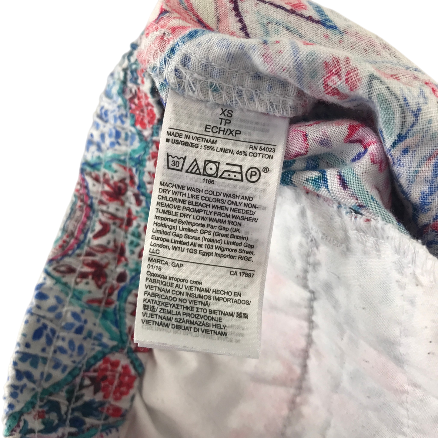 GAP XS multicolour shorts