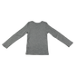 M&S T-Shirt 4-5 Years Grey Ribbed Long Sleeve