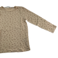 H&M T-Shirt 5-6 Years Beige Polka Dot Print Long Sleeve Cotton