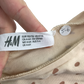 H&M T-Shirt 5-6 Years Beige Polka Dot Print Long Sleeve Cotton