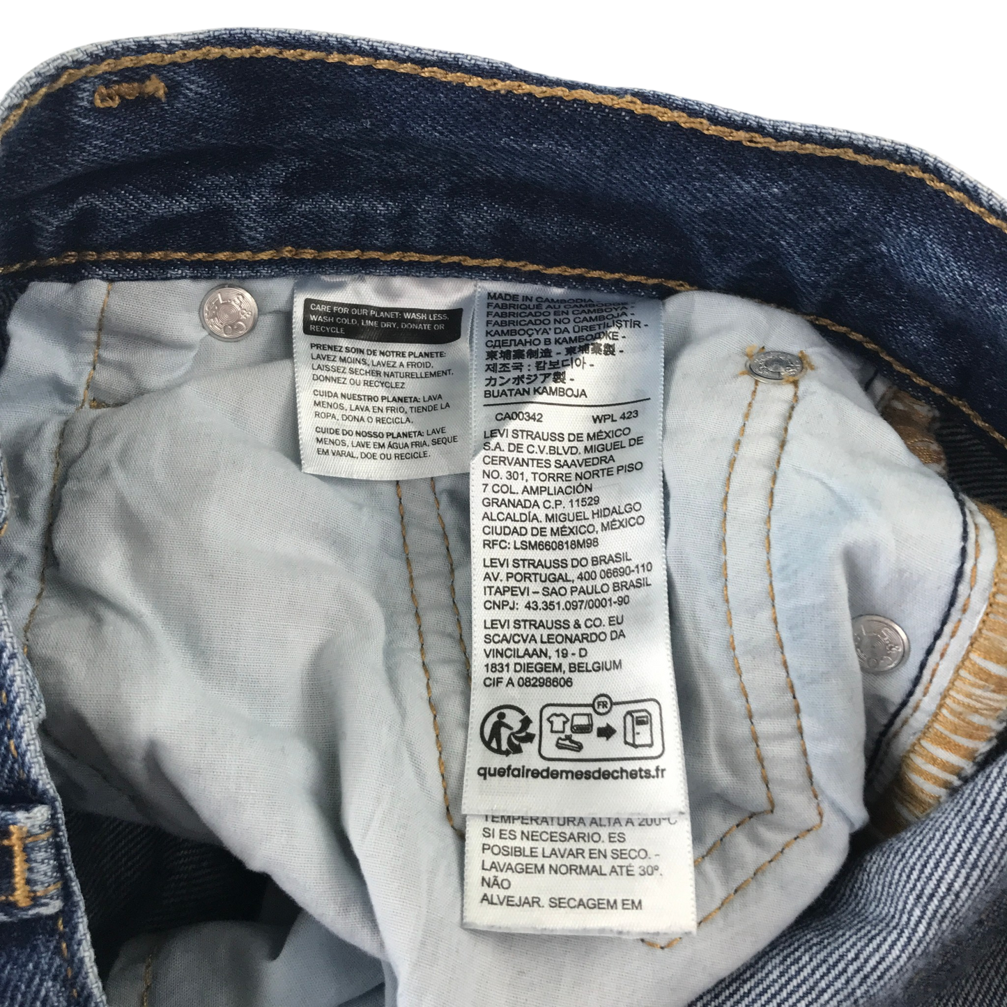 Levi's XXS blue jeans
