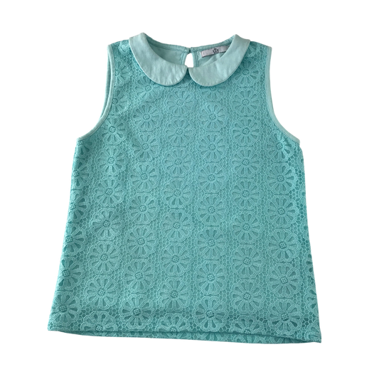 M&S 10-11 years blue blouse