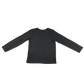 Primark T-Shirt 5-6 Years Dark Grey Swan Print Long Sleeve