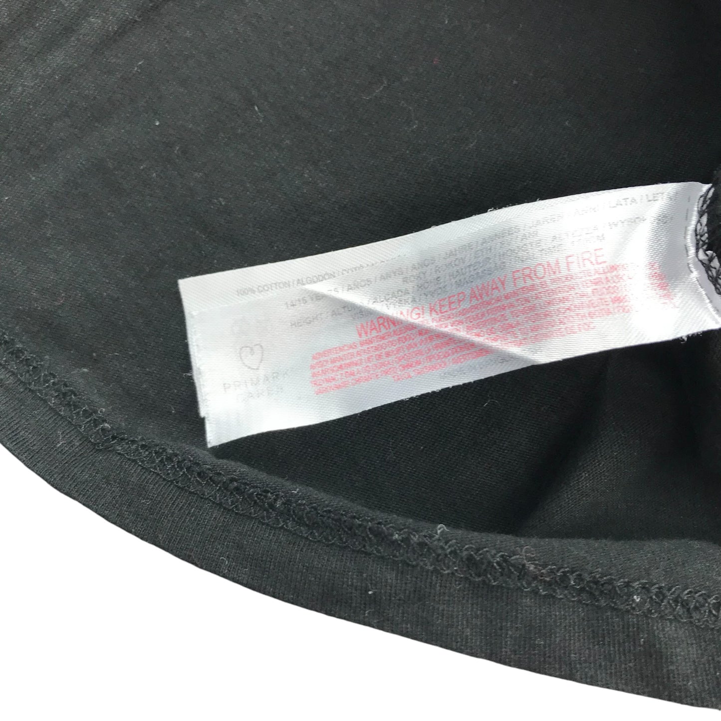 Primark Festive T-Shirt 14-15 Years Black Santa Football Graphic