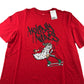 H&M Festive T-Shirt 14-15 Years Red Skateboard Santa Graphic Cotton