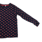 George T-Shirt 5-6 Years Navy Red Polka Dot Print Long Sleeve Cotton