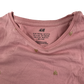H&M T-Shirt 5-6 Years Pink with Gold Heart Print Long Sleeve Cotton