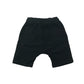 Next shorts 5-6 years black plain jersey with orange draw strings cotton