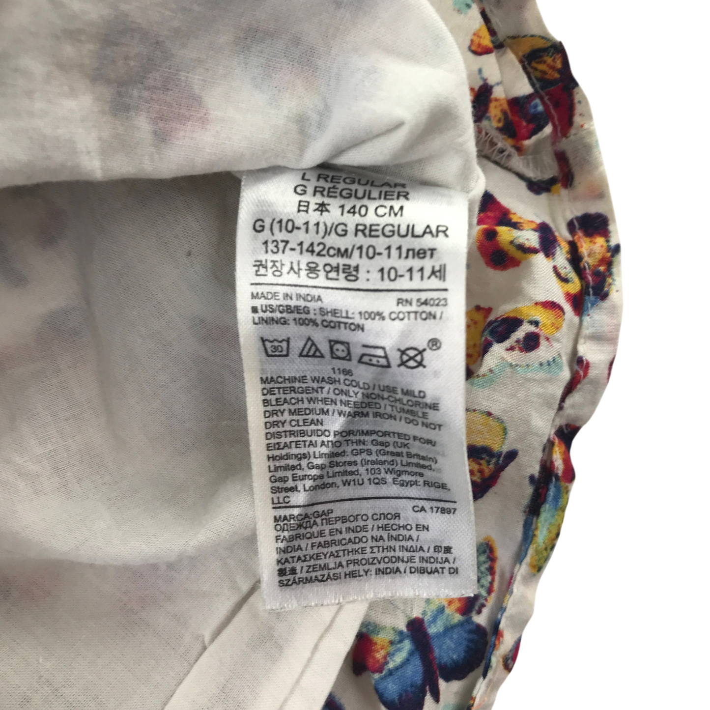GAP 10 years multicolour blouse