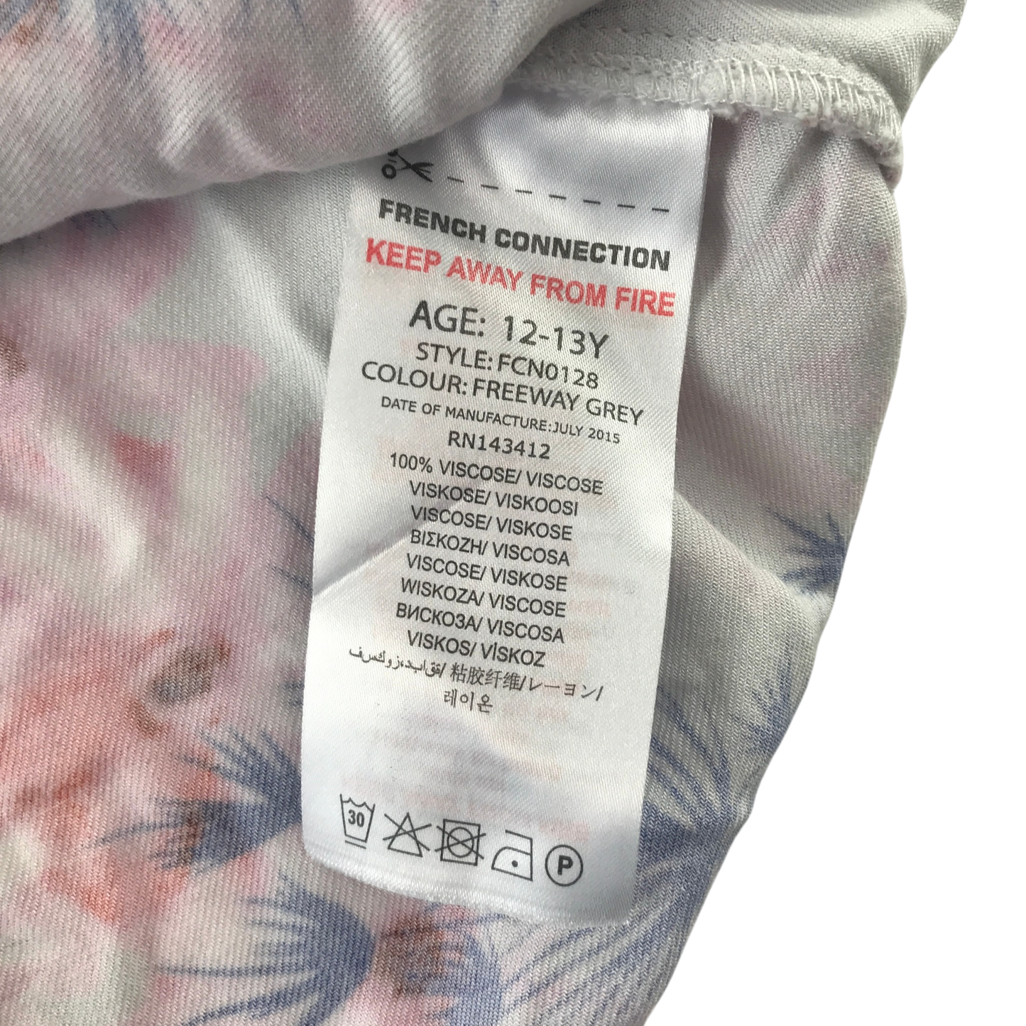 French Connection 12-13 years multicolour blouse