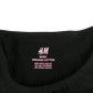 H&M T-Shirt 5-6 Years Black Long Sleeve Cotton