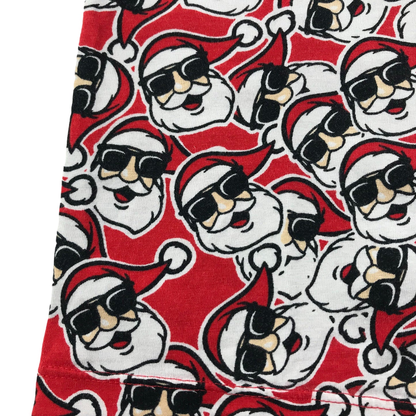 Next Christmas T-Shirt Red Santa Face Print Ho Ho Ho Sequin Text Short Sleeve