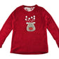 Primark festive jumper women's UK 6-8 red Rudolph reindeer graphic