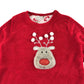 Primark festive jumper women's UK 6-8 red Rudolph reindeer graphic